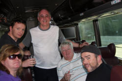 Daniel Tour USA June 2010 with Stephen Milne, Raymond McLoughlin, Ronnie Kennedy, and Nigel Connell..