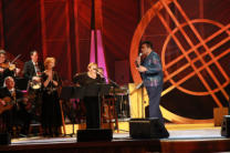 On Stage At The Ryman Nashville With Charlie Pride Feb 2011