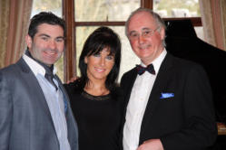 Sean Costello, Annette Griffin And I after "Lunch And Lyrics" At Ashford Castle, Jan 2013